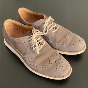 Cole Haan Lunar Grand Oxfords - Gray Suede